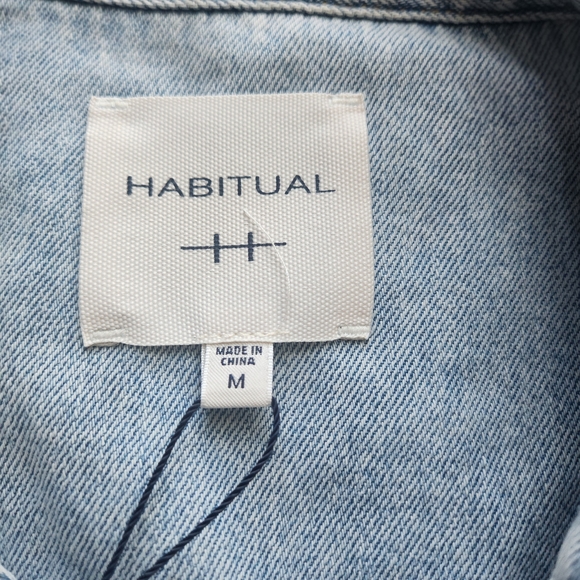 Habitual Soft Blue Denim Shirt - Picture 5 of 7